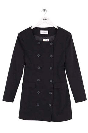 Robe blazer The Frankie Shop Noir en Synthétique, taille S - Seconde Main