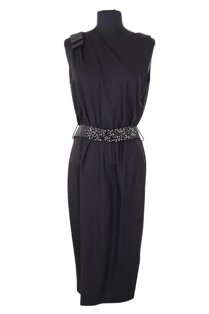 Robe Blumarine Noir en Viscose, taille L - Seconde Main