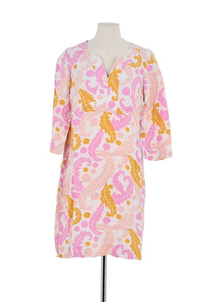 Robe Boden Rose en Lin, taille M - Seconde Main