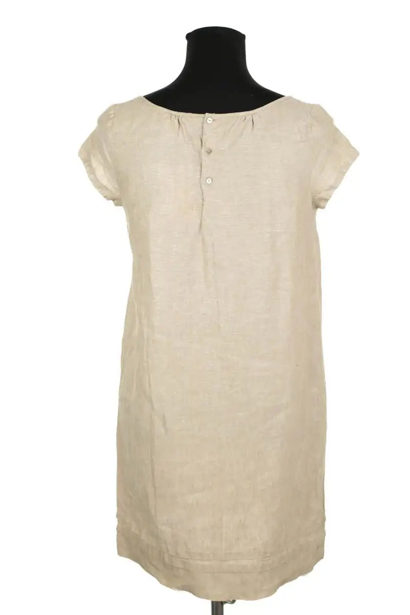 Robe Bonpoint Beige en Lin