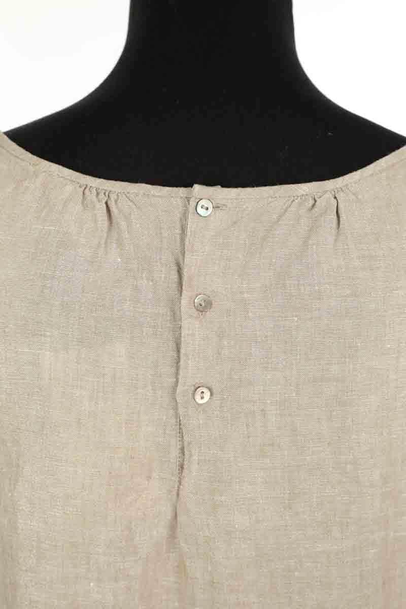 Robe Bonpoint Beige en Lin