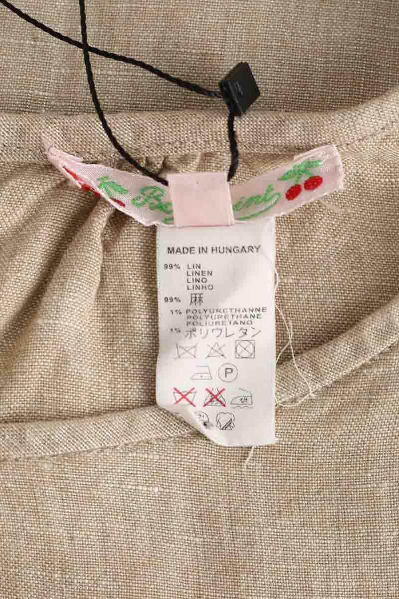 Robe Bonpoint Beige en Lin