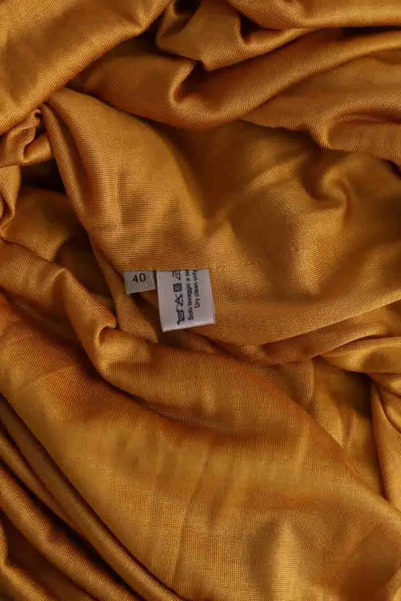 Robe Bottega Veneta Camel en Synthétique