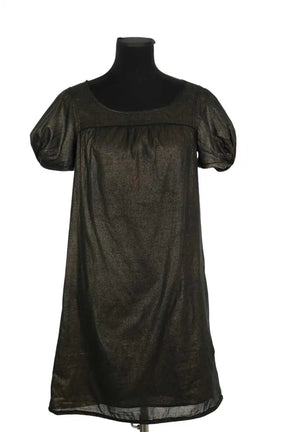 Robe Bruuns Bazaar Noir en Coton, taille M - Seconde Main