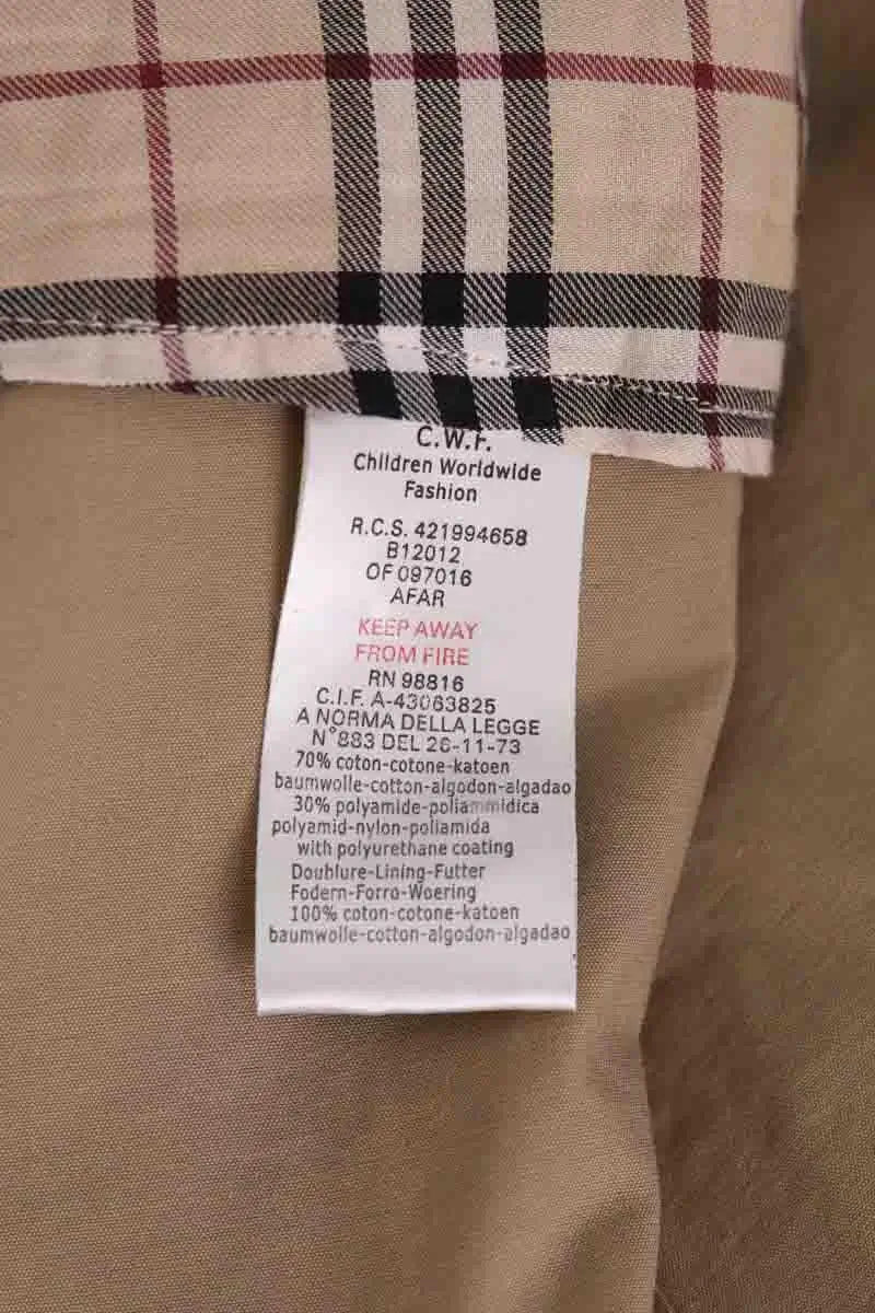 Robe Burberry Beige en Coton