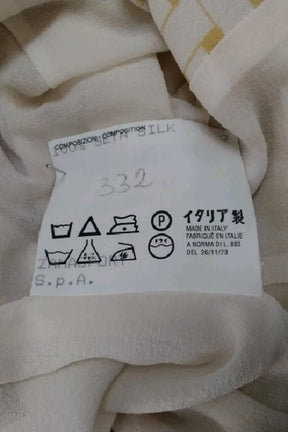 Robe Burberry Jaune en Soie