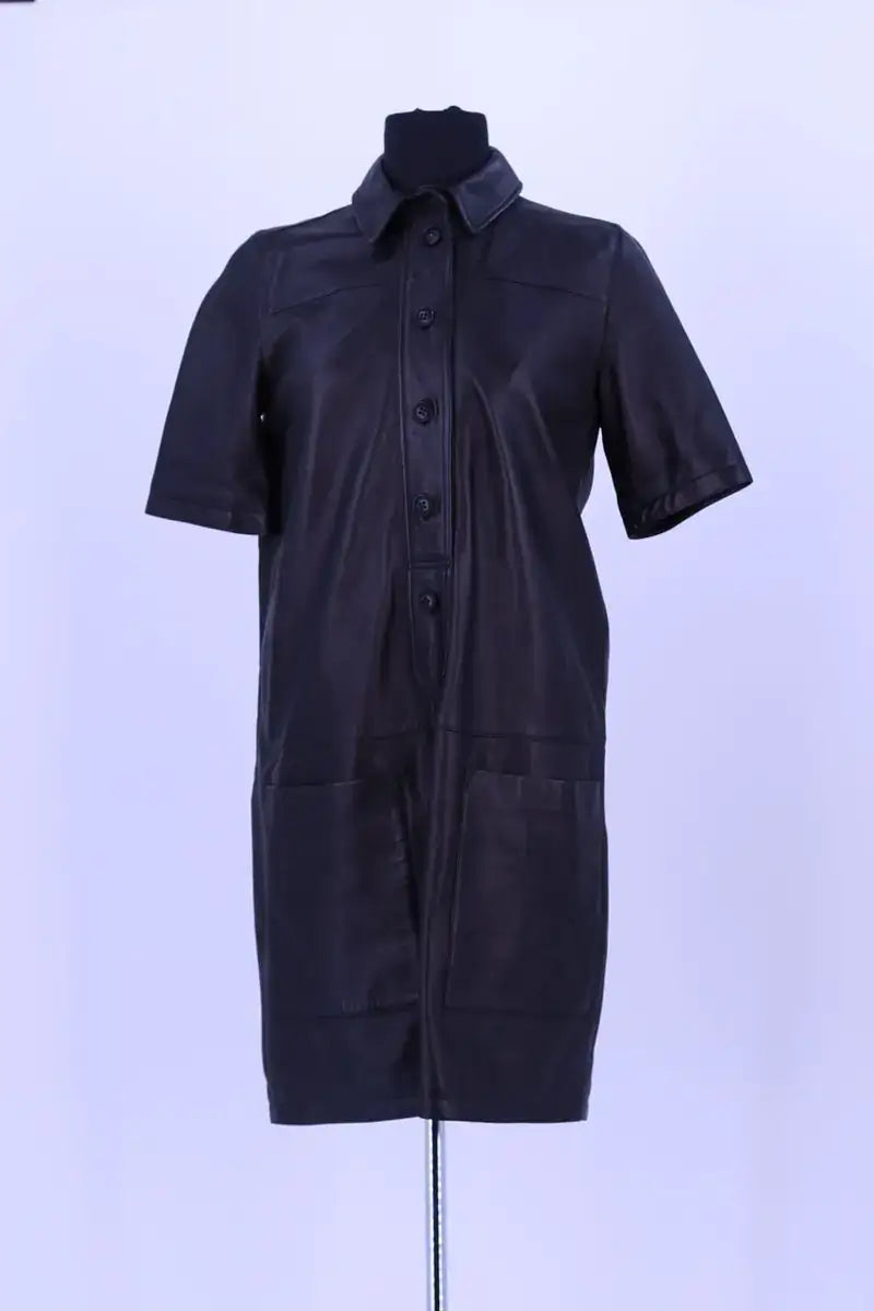 Robe Burberry Noir en Cuir