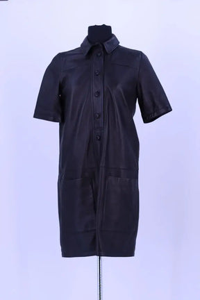 Robe Burberry Noir en Cuir
