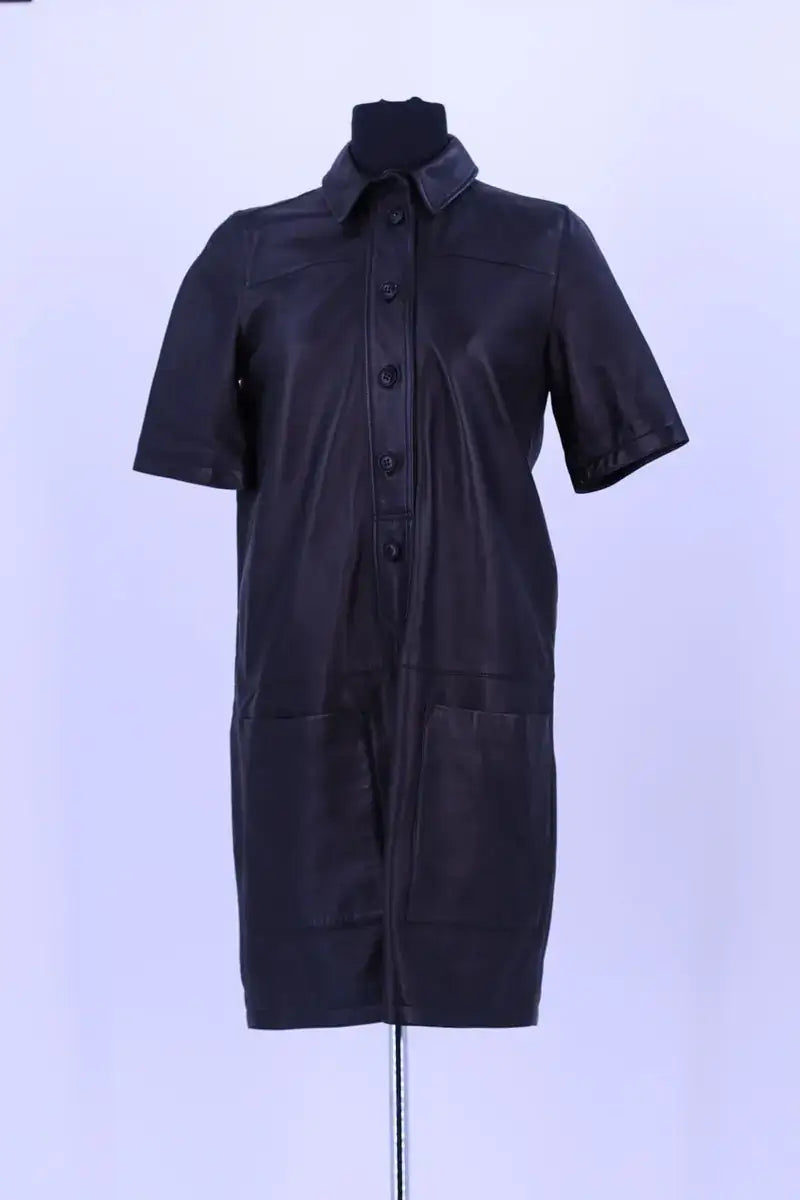 Robe Burberry Noir en Cuir