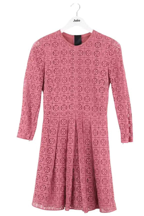 Robe Burberry Rose en Coton, taille S - Seconde Main