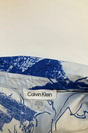 Robe Calvin Klein Bleu en Coton