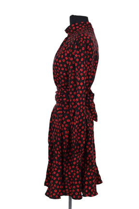 Robe Camille De Dampierre Noir en Soie