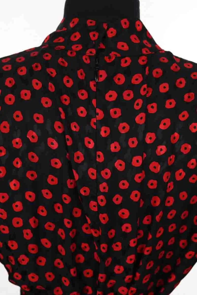 Robe Camille De Dampierre Noir en Soie