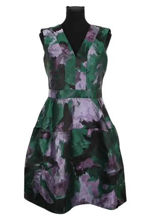Robe Carolina Herrera Violet en Synthétique, taille M - Seconde Main