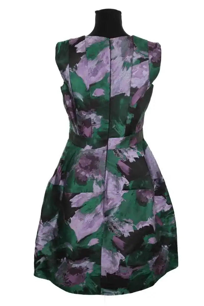 Robe Carolina Herrera Violet en Synthétique