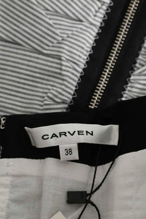 Robe Carven Gris en Coton