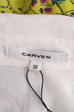 Robe Carven Multicolore en Soie