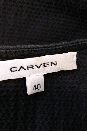 Robe Carven Noir en Coton