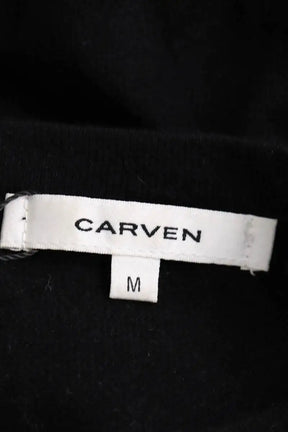 Robe Carven Noir en Laine