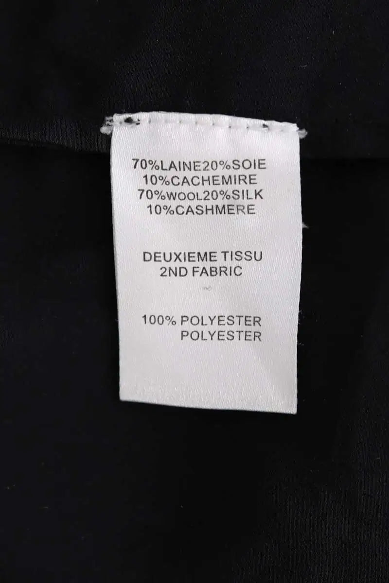 Robe Carven Noir en Laine