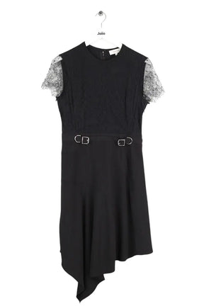 Robe Carven Noir en Polyester, taille M - Seconde Main