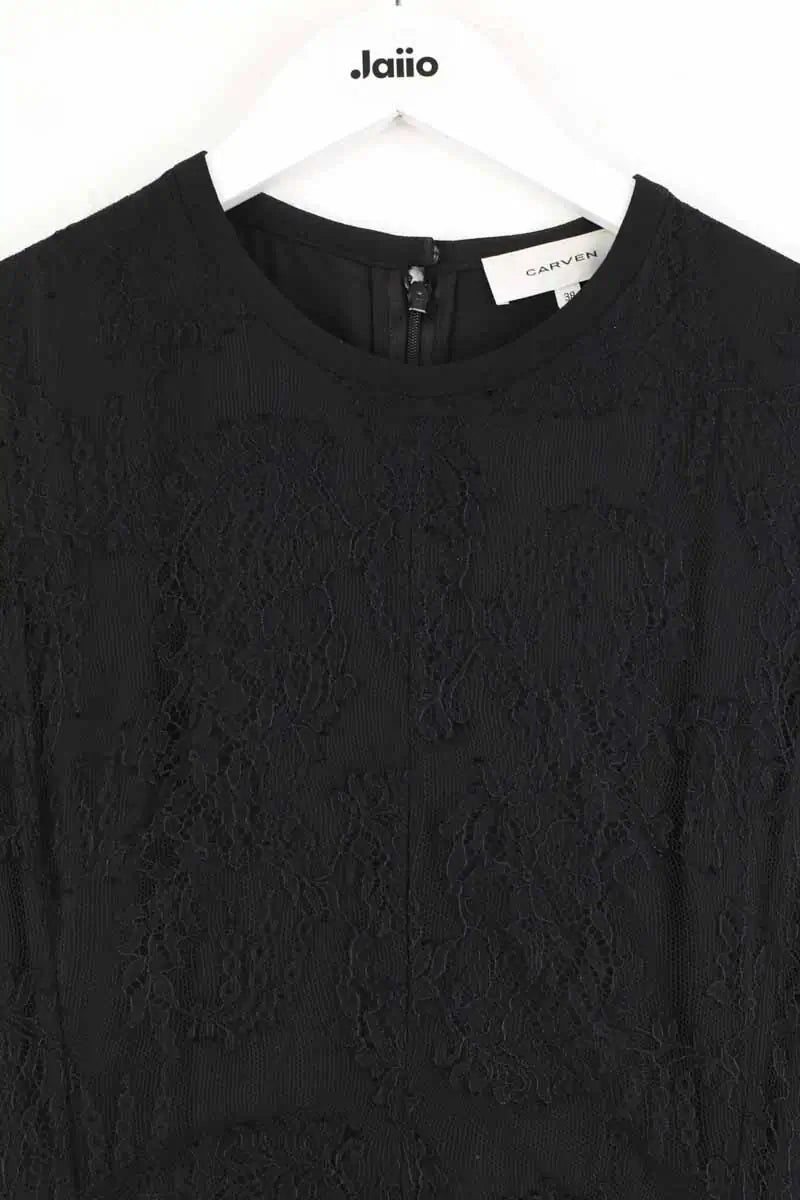 Robe Carven Noir en Polyester