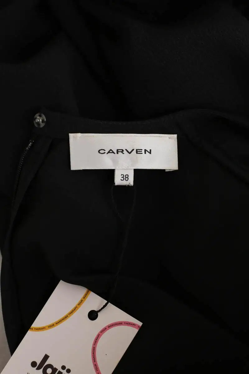 Robe Carven Noir en Polyester