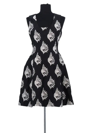 Robe Carven Noir en Viscose, taille S - Seconde Main