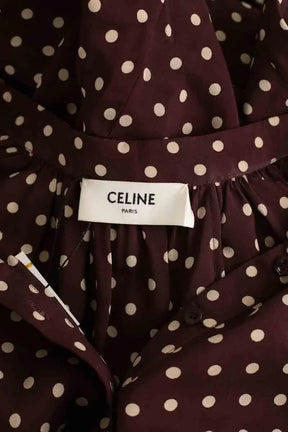 Robe Celine Marron en Viscose