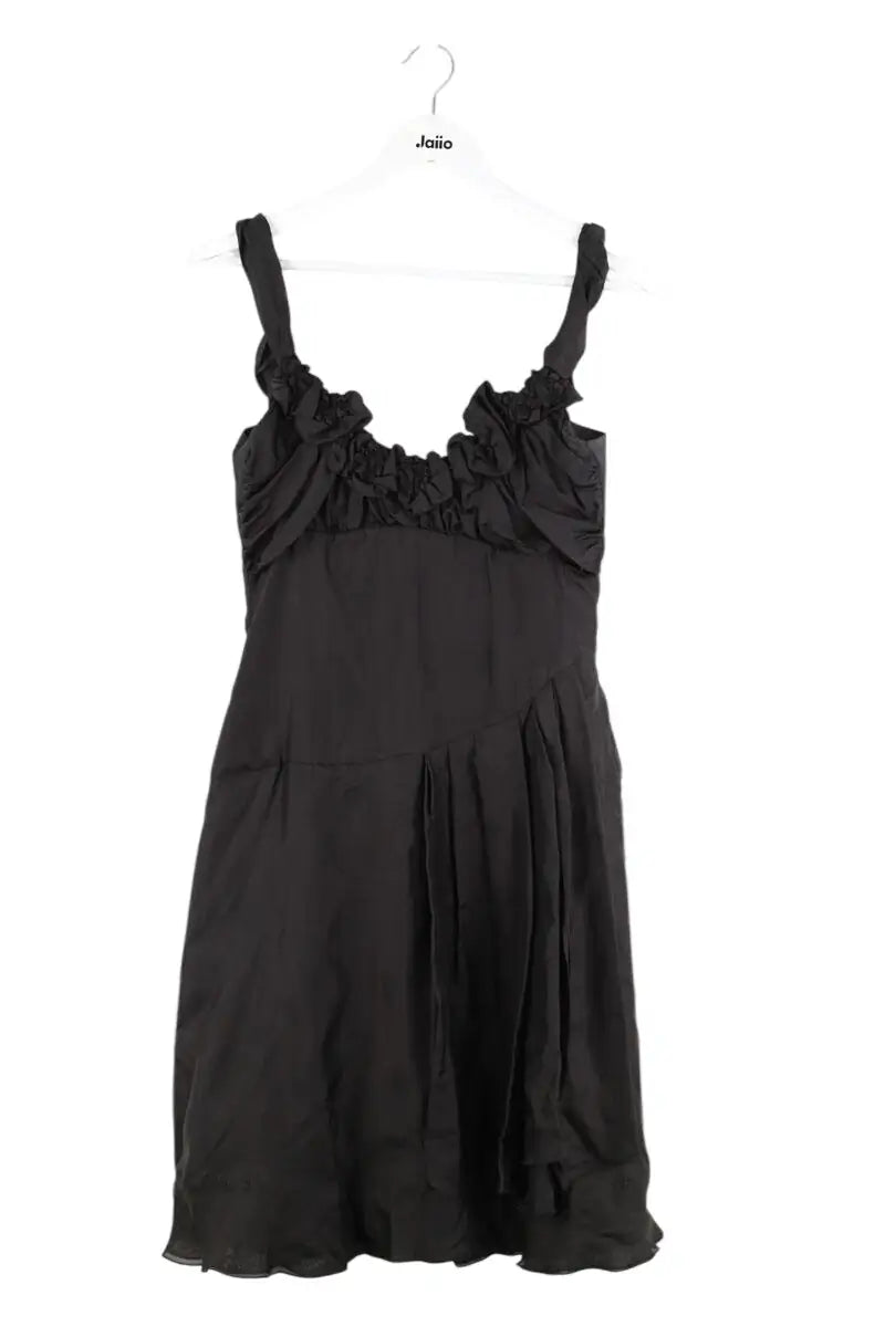 Robe Celine Noir en Soie, taille M - Seconde Main