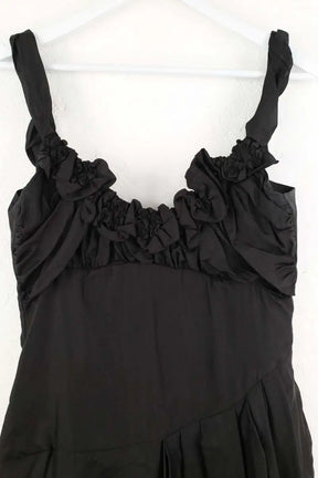 Robe Celine Noir en Soie