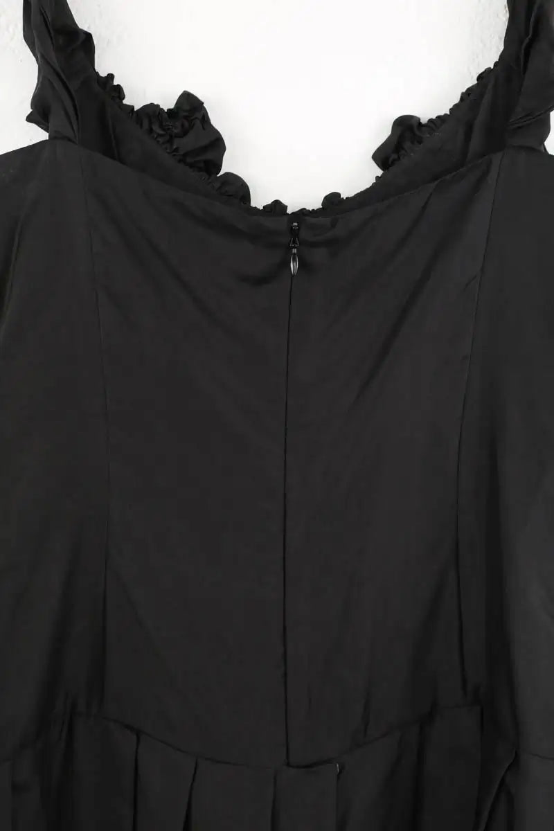 Robe Celine Noir en Soie