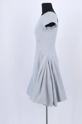 Robe Chanel Bleu en Coton