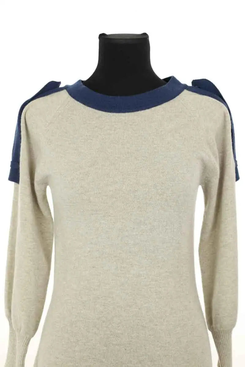 Robe Chanel Gris en Cachemire