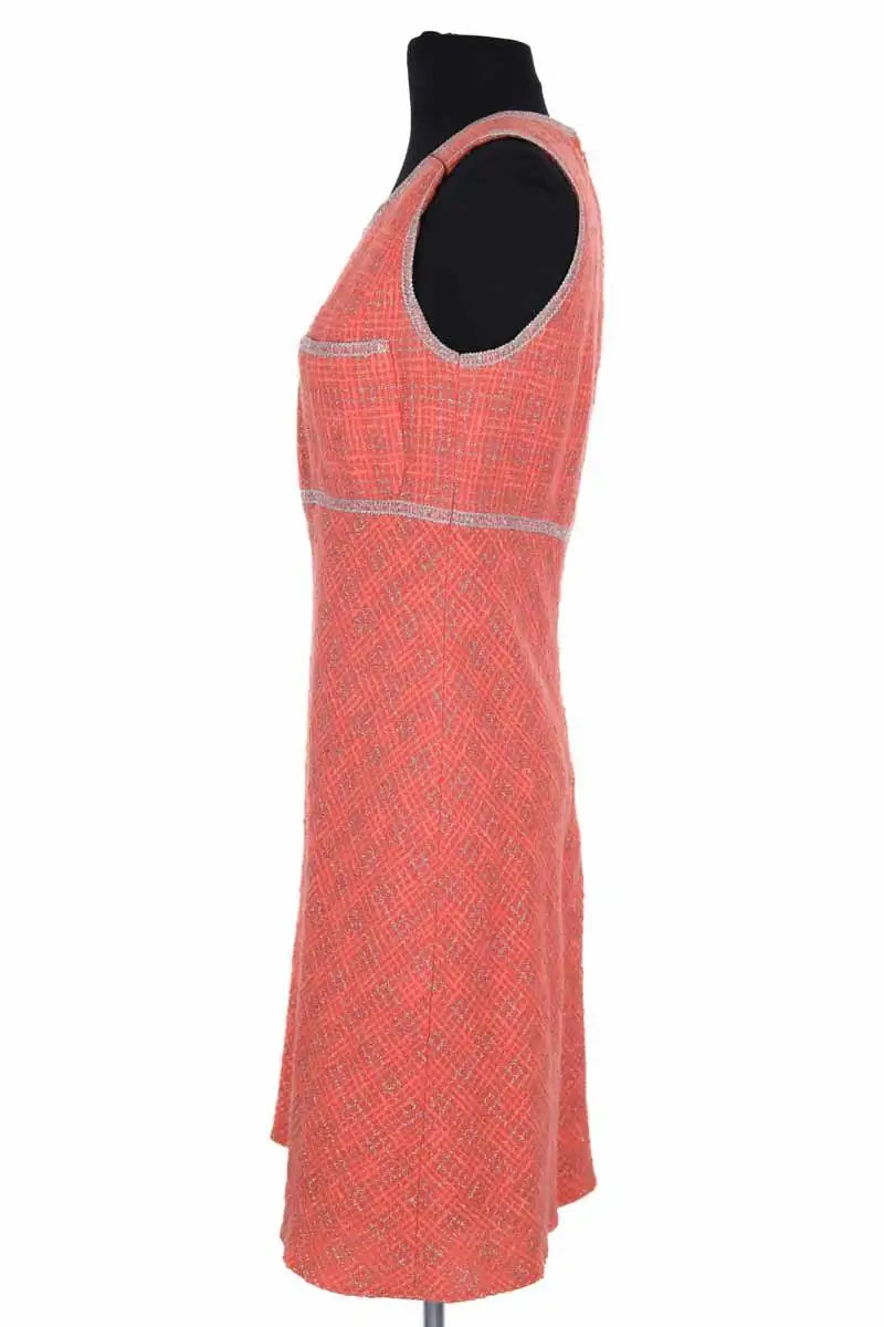 Robe Chanel Orange en Laine