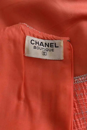 Robe Chanel Orange en Laine