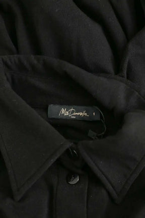 Robe chemise Mes Demoiselles Noir en Synthétique