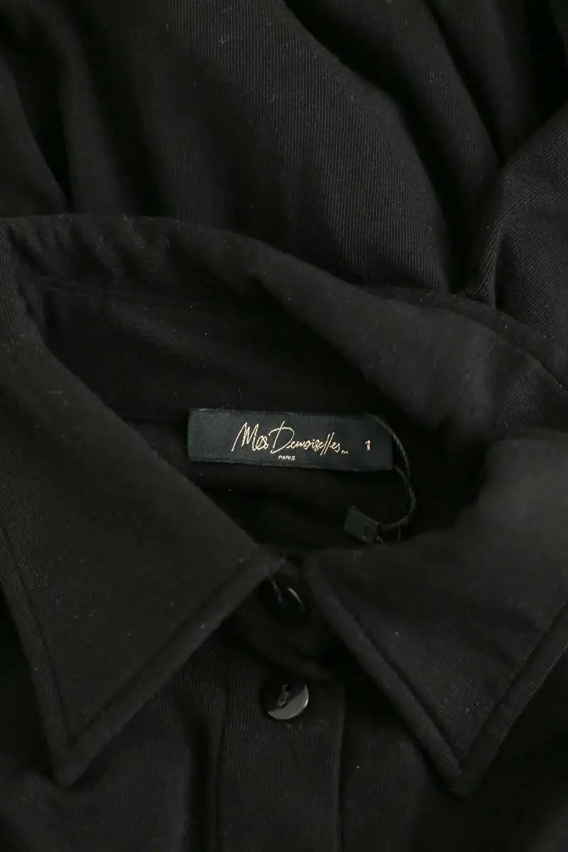 Robe chemise Mes Demoiselles Noir en Synthétique