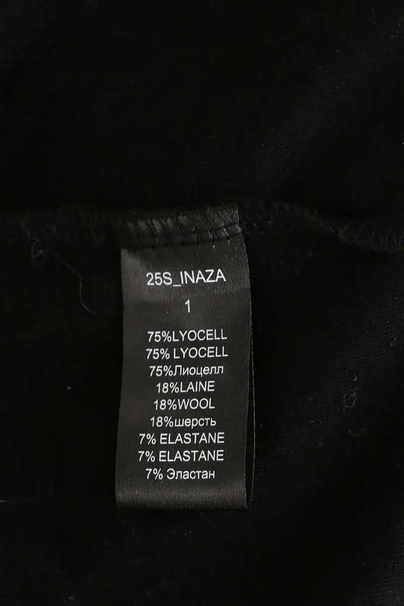 Robe chemise Mes Demoiselles Noir en Synthétique