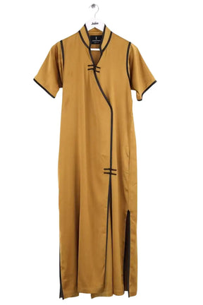 Robe CHINOISES by Voyageuses Kaki en Synthétique, taille M - Seconde Main