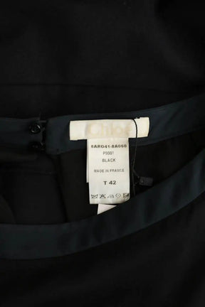 Robe Chloé Noir en Soie