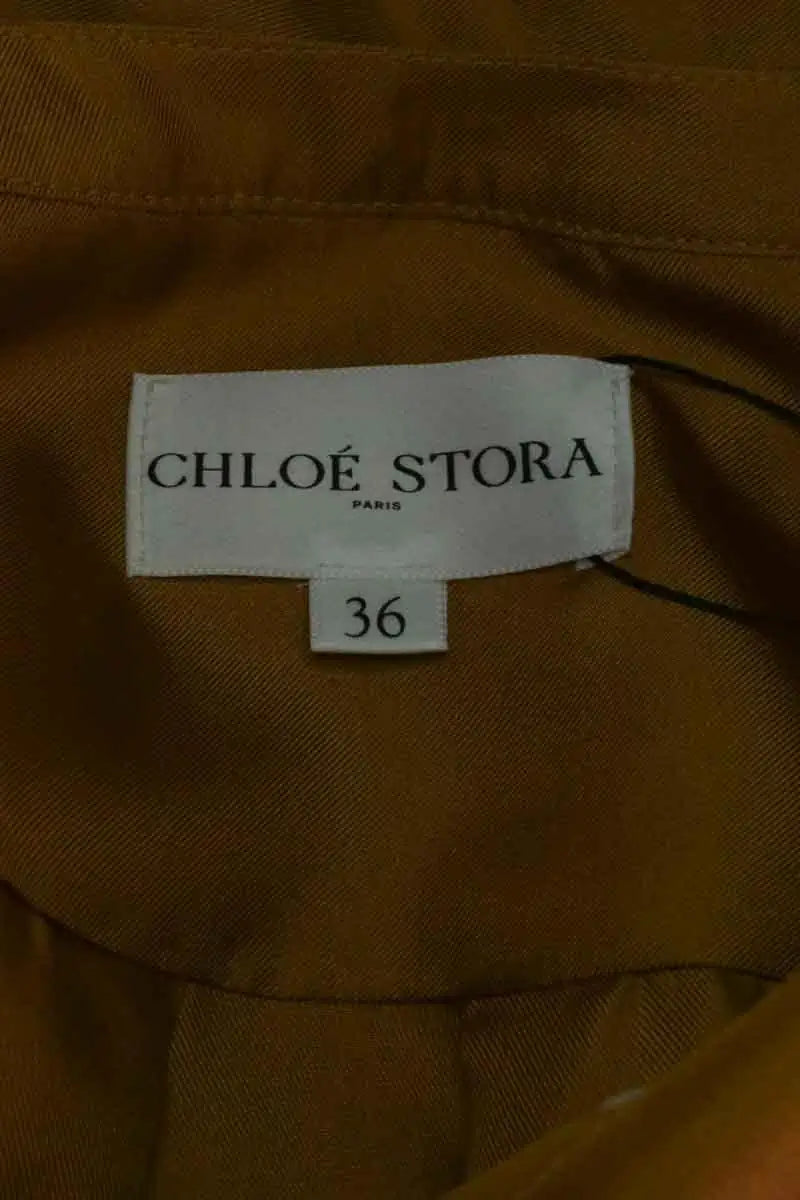 Robe Chloé Stora Camel en Soie