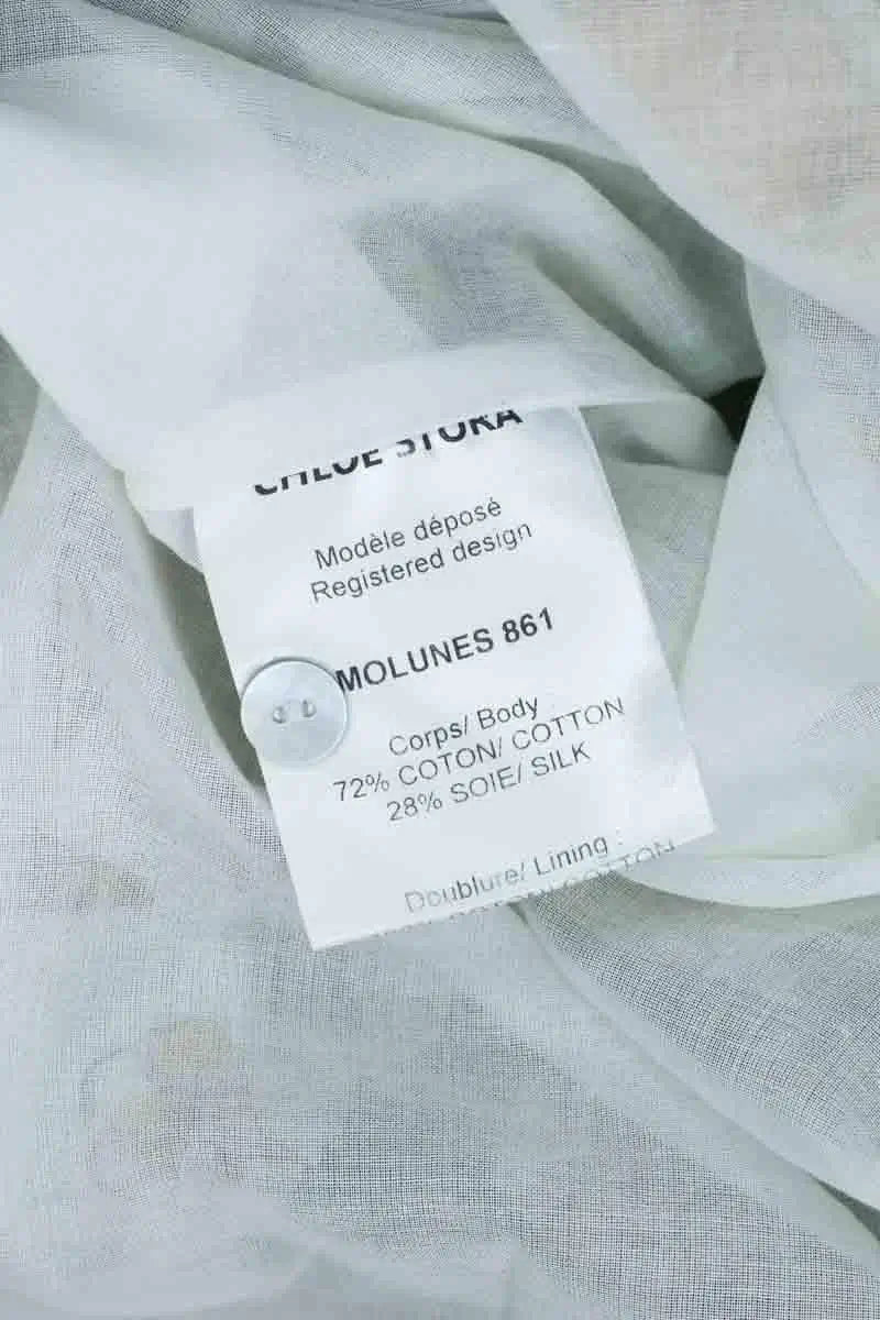 Robe Chloé Stora Vert en Coton