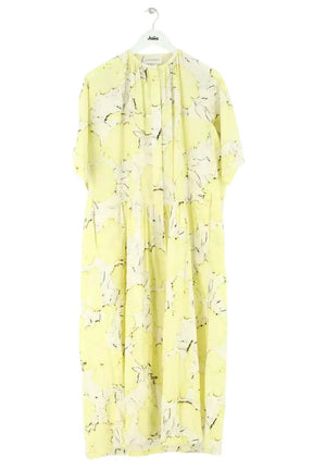 Robe Christian Wijnants Jaune en Soie, taille XS - Seconde Main