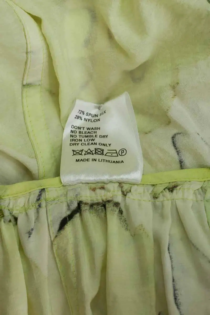 Robe Christian Wijnants Jaune en Soie