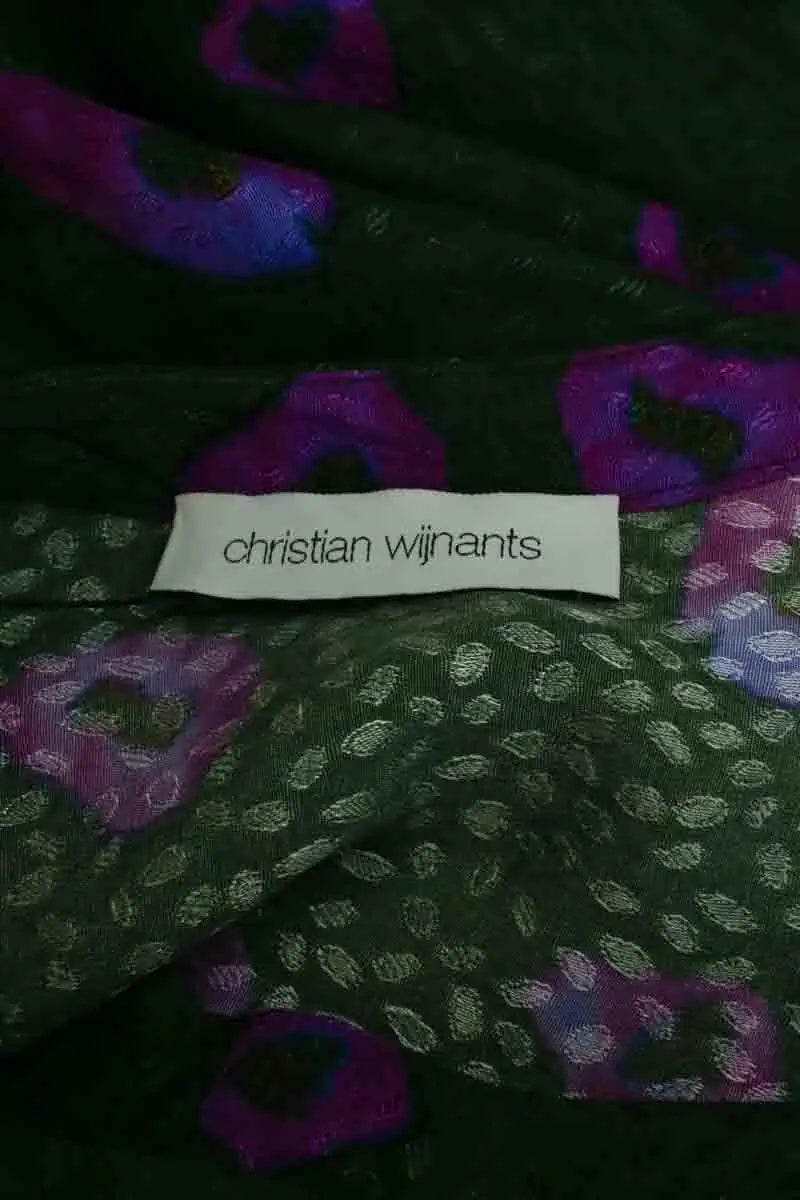 Robe Christian Wijnants Vert en Synthétique