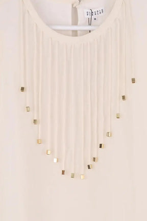 Robe Claudie Pierlot Beige en Synthétique