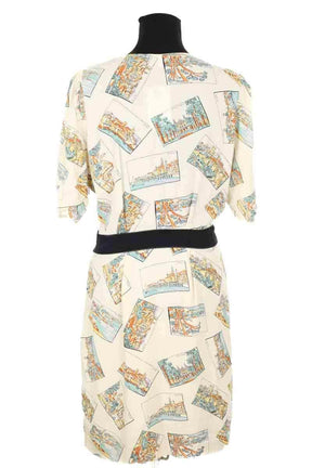 Robe Claudie Pierlot Beige en Viscose