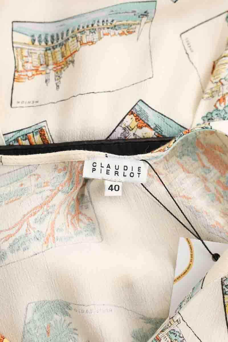 Robe Claudie Pierlot Beige en Viscose