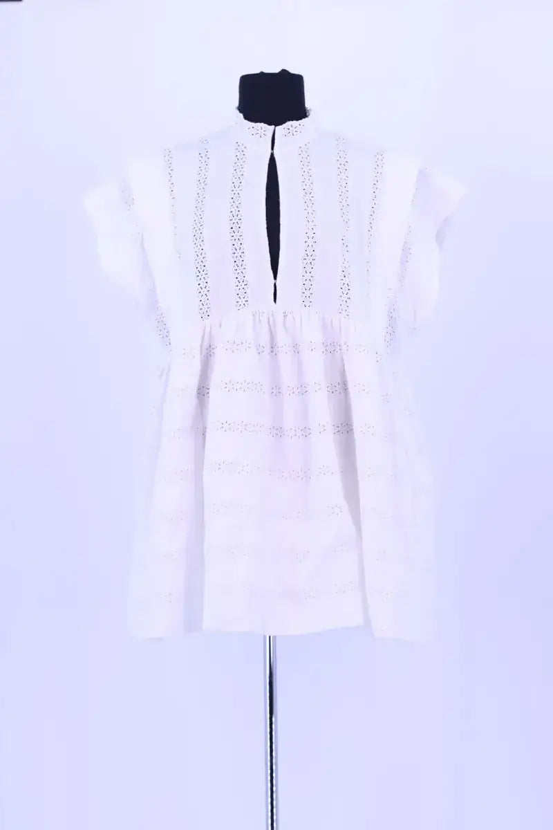 Robe Claudie Pierlot Blanc en Coton